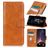 Mobigear Classy POCO F4 Hoesje Bookcase Portemonnee - Cognac