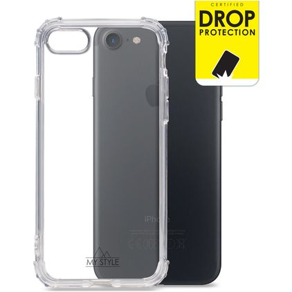 My Style Protective Flex Doorzichtig iPhone 8 Hoesje Flexibel TPU Backcover Shockproof - Transparant