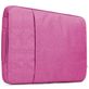 Mobigear Denim Zipper Laptop Sleeve 13 - 14 inch Laptop hoes - Roze