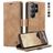 CaseMe 013 Samsung Galaxy S26 Ultra Hoesje Bookcase Portemonnee - Bruin