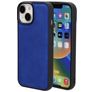Mobiparts Classic iPhone 15 MagSafe Hoesje TPU,Kunstleer Backcover - Sapphire Blue
