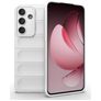 Mobigear Bumpy Samsung Galaxy S25 FE Hoesje Flexibel TPU Backcover - Wit