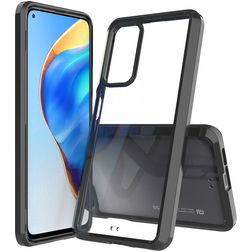 Mobigear Crystal Xiaomi Mi 10T Hoesje Hardcase Backcover - Transparant / Zwart