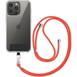 Mobigear Nylon Lanyard Universeel Telefoonkoord Verstelbaar - Oranje
