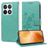 Mobigear Flowers Xiaomi 14T Pro Hoesje Bookcase Portemonnee - Groen