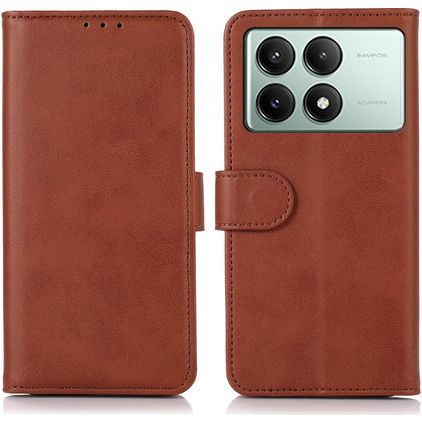 Mobigear Wallet POCO X6 Pro Hoesje Bookcase Portemonnee - Bruin