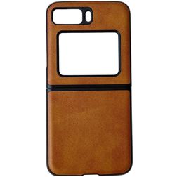 Mobigear Excellent Motorola Razr (2022) Hoesje Hardcase Backcover - Bruin
