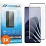 Mobigear Premium OnePlus 11 Glazen Screenprotector - Case Friendly - Zwart (3-Pack)