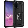 Mobigear Armor Ring Samsung Galaxy S20 Hoesje Hardcase Backcover Shockproof met Ringhouder - Zwart