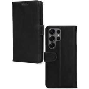 Mobilize Wallet Samsung Galaxy S26 Ultra Hoesje Echt Leer Bookcase Portemonnee - Zwart