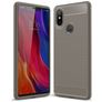 Mobigear Brushed Slim Xiaomi Mi 8 SE Hoesje Flexibel TPU Backcover - Grijs