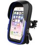 Mobigear Weather Shield Telefoonhouder Fiets Fietsstuur Bevestiging Hoesje Universeel (max 17 cm x 9 cm) - Blauw