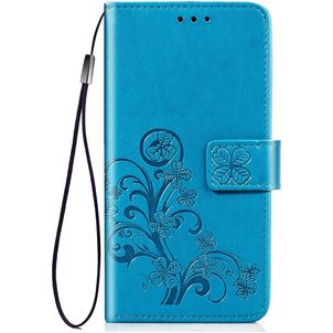 Mobigear Clover Huawei P40 Pro Hoesje Bookcase Portemonnee - Blauw