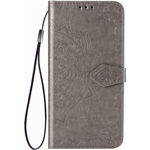 Mobigear Mandala OPPO Reno 3 Pro Hoesje Bookcase Portemonnee - Grijs