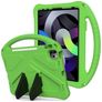 Mobigear AeroArmor iPad 11 (2025) Kinder Tablethoes met Handvat + Stylus Houder - Groen