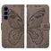 Mobigear Butterfly Samsung Galaxy S26 FE Hoesje Bookcase Portemonnee - Grijs