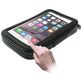 Mobigear Bike Console Telefoonhouder Fiets Fietsstuur Bevestiging Hoesje Universeel (max 17 cm x 9 cm) - Zwart