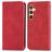 Mobigear Retro Slim Samsung Galaxy S25 Plus Hoesje Bookcase Portemonnee - Rood