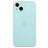 Mobigear Colors iPhone 15 Plus Hoesje Flexibel TPU Backcover - Turquoise