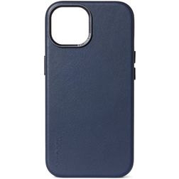 Decoded iPhone 15 MagSafe Hoesje Echt Leer Backcover - Blauw