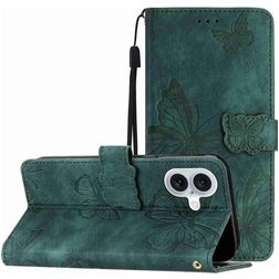 Mobigear Butterfly iPhone 17 Hoesje Bookcase Portemonnee - Groen