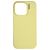 Nudient Base iPhone 16 Pro Max Siliconen Hoesje Backcover - Pale Yellow