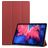 Mobigear Tri-Fold Lenovo Tab P11 Plus Gen 1 Hoes Bookcase - Rood Mobigear Tri-Fold Lenovo Tab P11 Plus Gen 1 Hoes Bookcase - Rood