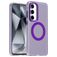 Mobigear Shockproof Samsung Galaxy S24 FE MagSafe Hoesje Hardcase Backcover - Paars