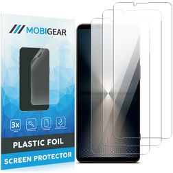 Mobigear Sony Xperia 1 VI Screenprotector Folie - Case Friendly (3-Pack)