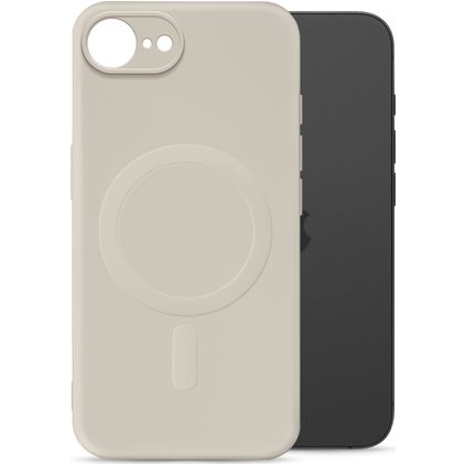 My Style Protective Flex Apple iPhone 16e MagSafe Hoesje Flexibel TPU Backcover - Antique White