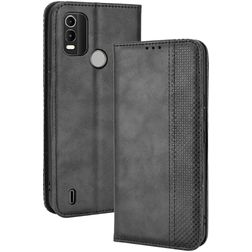 Mobigear Sensation Nokia C21 Plus Hoesje Bookcase Portemonnee - Zwart