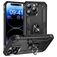 Mobigear Armor Ring iPhone 15 Pro Max Hoesje Hardcase Backcover Shockproof met Ringhouder - Zwart