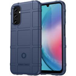 Mobigear Rugged Shield Samsung Galaxy A56 Hoesje Flexibel TPU Backcover Shockproof - Blauw