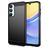Mobigear Brushed Slim Samsung Galaxy A16 Hoesje Flexibel TPU Backcover - Zwart