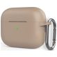 Mobigear Classic Apple AirPods Pro 2 Hoesje Flexibel Siliconen - Sand Pink