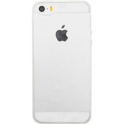 Mobigear Basics Doorzichtig iPhone SE (2016) Hoesje Flexibel TPU Backcover - Transparant