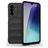 Mobigear Bumpy Samsung Galaxy A17 Hoesje Flexibel TPU Backcover - Zwart