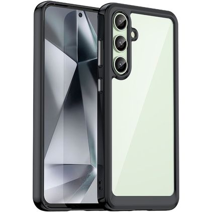 Mobigear Crystal Samsung Galaxy S24 FE Hoesje Hardcase Backcover - Zwart