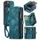 Caseme 008 iPhone 12 Pro Max Hoesje Uitneembare 2in1 Bookcase Portemonnee - Blauw