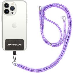 Mobigear Nylon Lanyard Universeel Telefoonkoord Verstelbaar - Paars