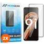 Mobigear Premium Realme 9i Glazen Screenprotector - Case Friendly - Zwart (2-Pack)