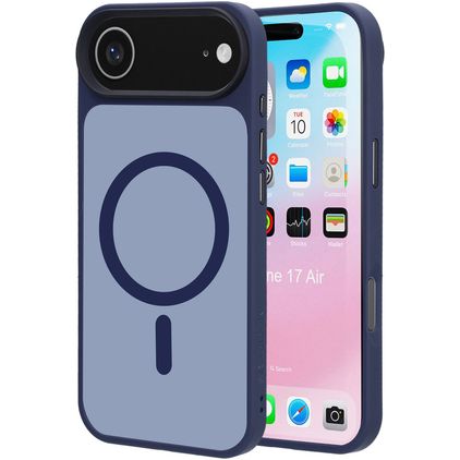Mobiparts Hardcover iPhone Air MagSafe Hoesje Hardcase Backcover - Satin Blue
