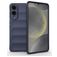 Mobigear Bumpy Samsung Galaxy S25 Edge Hoesje Flexibel TPU Backcover - Donkerblauw