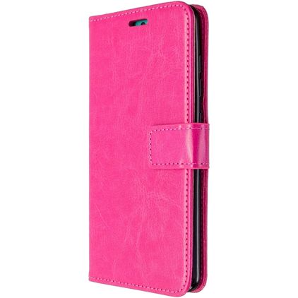 Mobigear Wallet Samsung Galaxy A51 Hoesje Bookcase Portemonnee - Roze