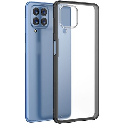 Mobigear Shockproof Doorzichtig Samsung Galaxy M53 Hoesje Hardcase Backcover - Transparant