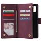 Mobigear Zipper Samsung Galaxy Note 10 Lite Hoesje Bookcase Portemonnee - Rood