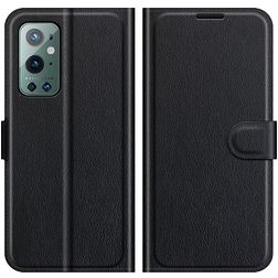 Mobigear Classic OnePlus 9 Pro Hoesje Bookcase Portemonnee - Zwart