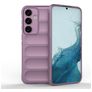 Mobigear Bumpy Samsung Galaxy S24 Plus Hoesje Flexibel TPU Backcover - Paars