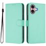 Mobigear Urban Wallet iPhone 16 Hoesje Bookcase Portemonnee - Groen