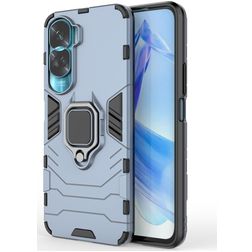 Mobigear Armor Ring Honor 90 Lite Hoesje Hardcase Backcover Shockproof met Ringhouder - Marineblauw